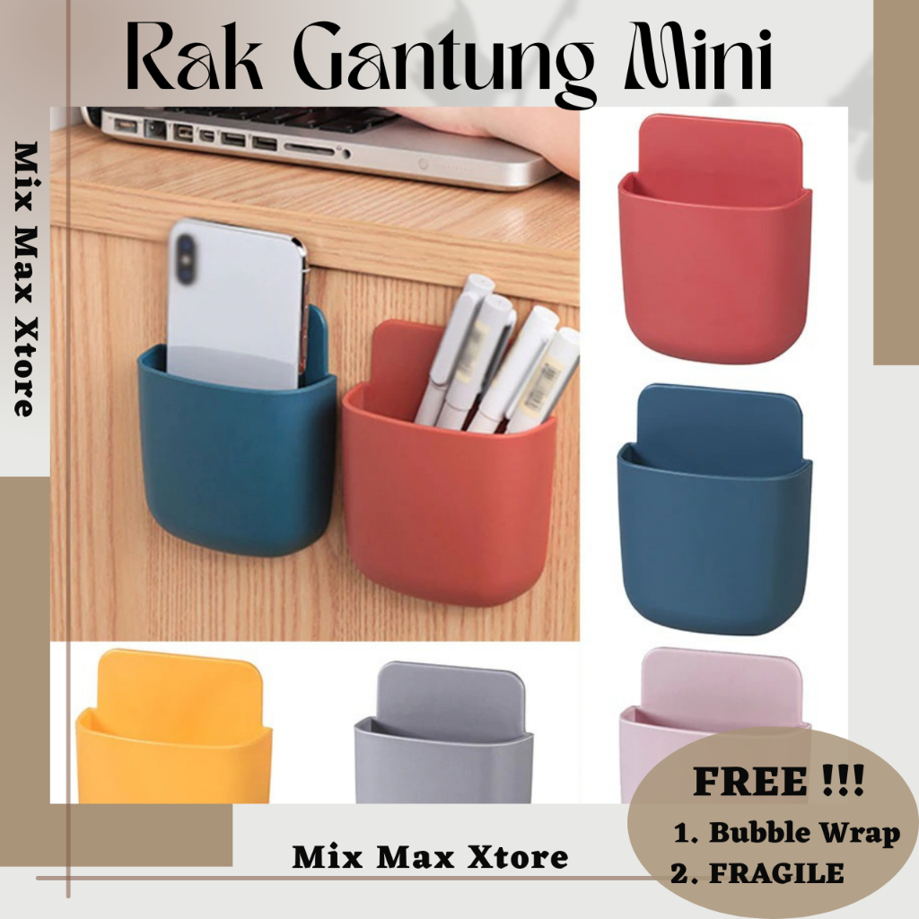 Holder Rak Gantung Mini Organizer Storage Box