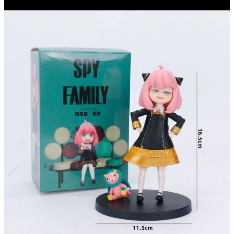 action figure spy x family anya pajangan cake topper
