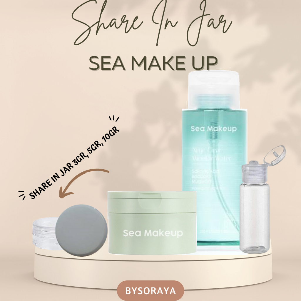 [SHARE IN JAR] SEA MAKE UP ACNE CLEAR CLEANSING BALM, MICELLAR WATER