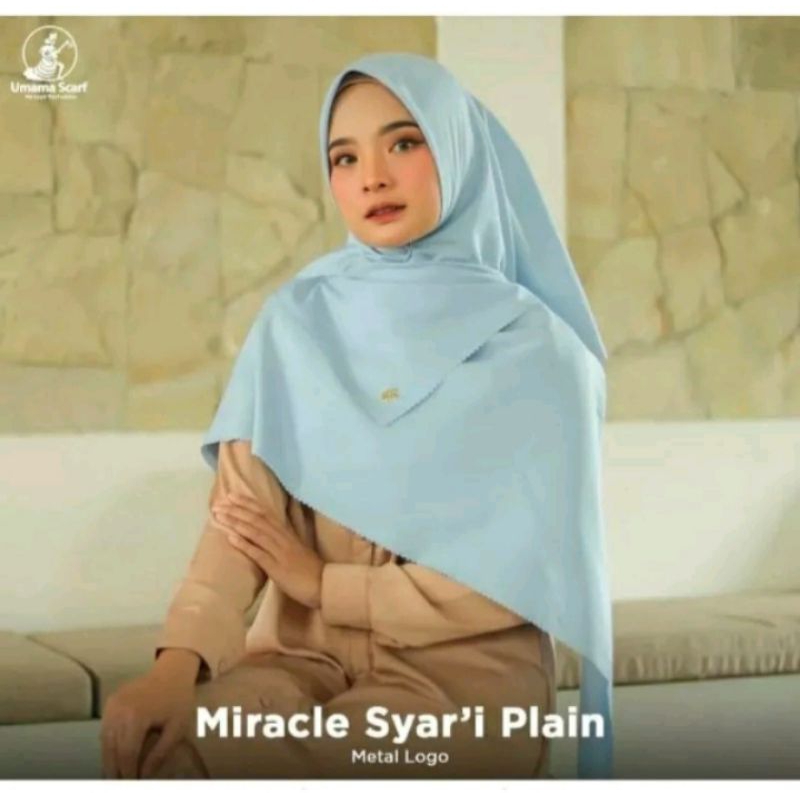 Umama Scarf Voal Miracle Syar'i Plain Icon dikirim random
