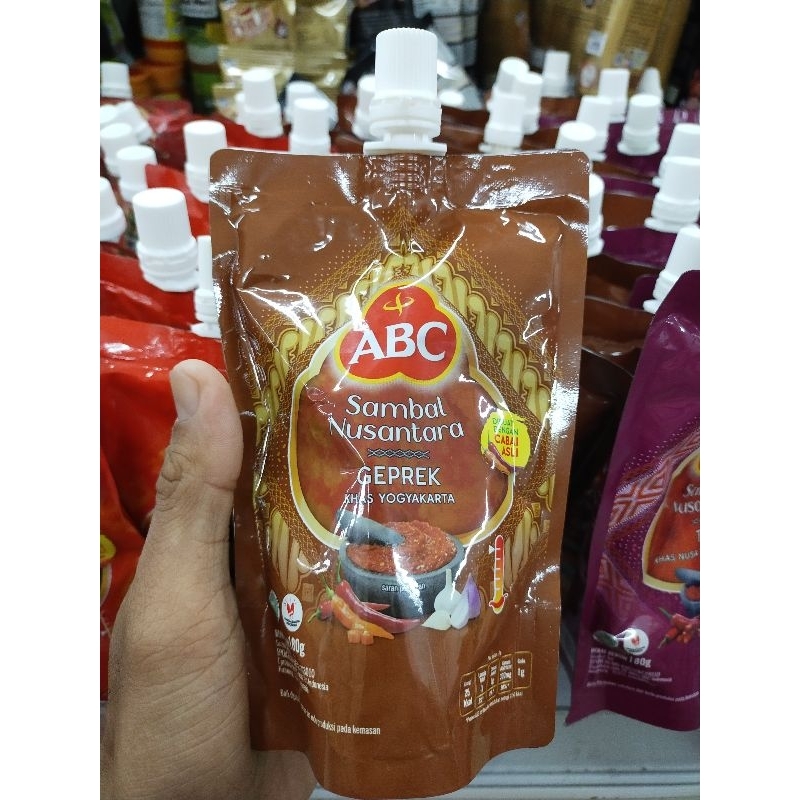 

ABC Sambal Geprek khas Yogyakarta 180gr