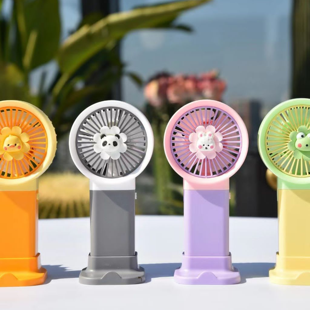 Mini Portable Fan YM88156 Plus Dudukan