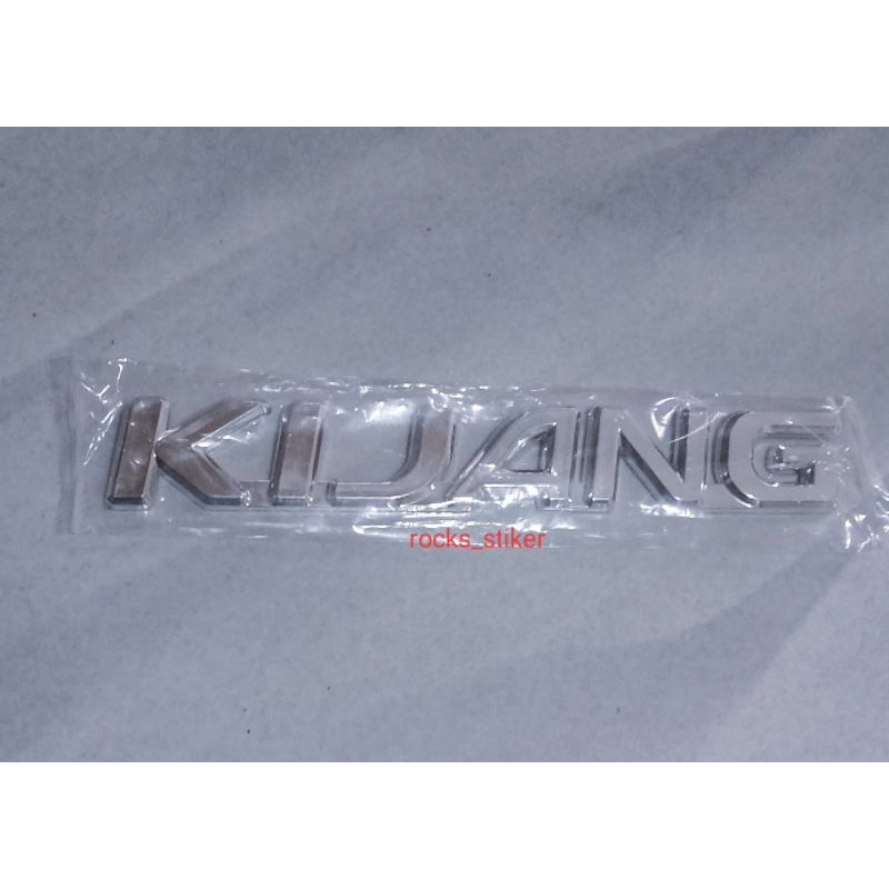 Emblem logo mobil Kijang lgx chrome  Kapsul Samping / Emblem Kijang LGX Chrome /emblem Kijang kapsul