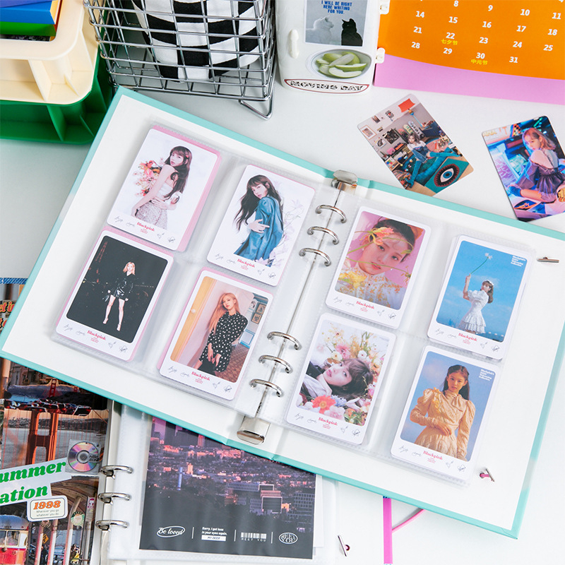 

10 Lembar Sleeve 4P Collect Book Tempat Photocard A5 Hologram Pocket Atas Samping