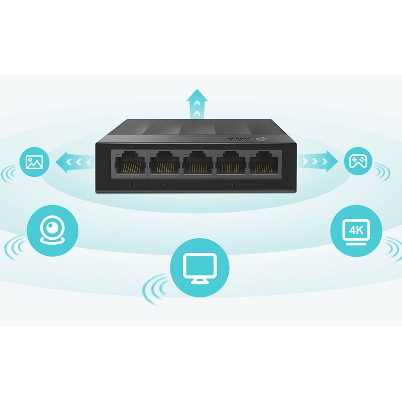 TP-Link 5 Port LS1005G Gigabit Tplink Desktop Switch Hub LS1005 G