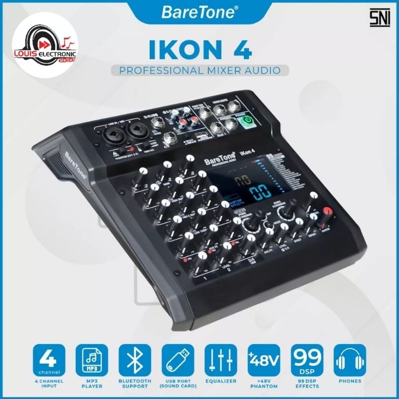 Mixer Audio BareTone IKON 4 4 Channel ORIGINAL