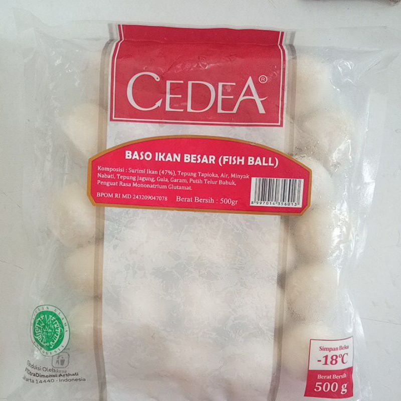 

JUN Cedea Baso Ikan Besar GR / Fish Meatballs