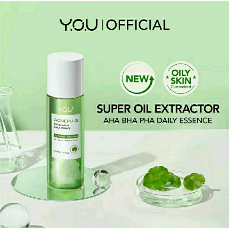 YOU Acne plus AHA BHA PHA Daily Essence / Toner Jerawat / Acne Traetment