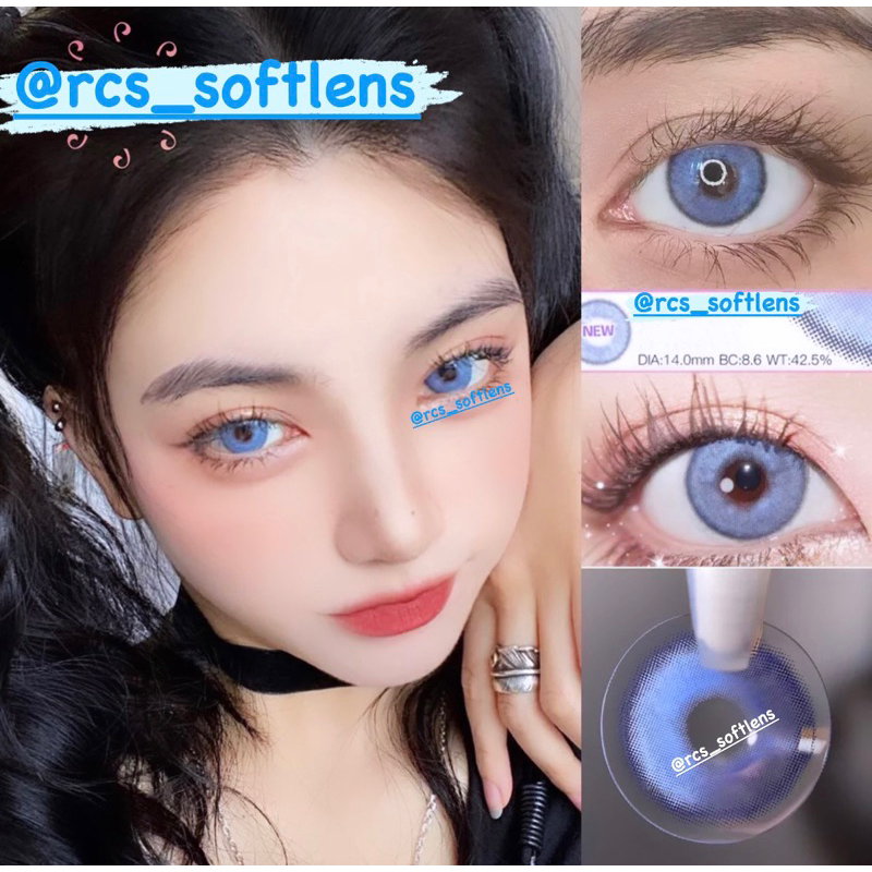 RCS ✅ NEW~ Softlens import softlens kpop biru softlens series biru