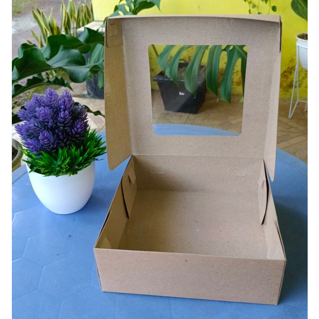 

Terbaru!!!Dus Laminasi / Dus Makanan / Box Nasi Mika Kaca Ukuran 20x20 New