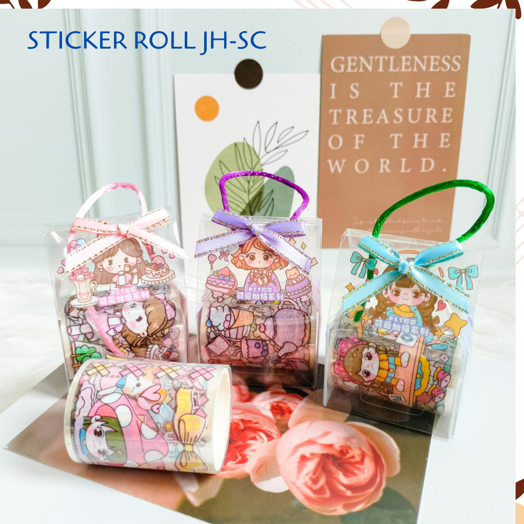 

STICKER BOX MINI WASHI TAPE PAPER BAG KECIL SOLATIP ROLL KODE JH-SC SET DAILY MANUAL CUTE PATTERN ALAT TULIS KANTOR SEKOLAH ANAK