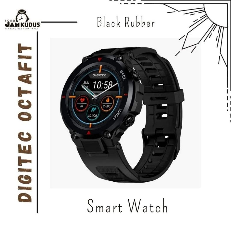 Jam tangan SMARTWATCH DIGITEC OCTAFIT ORIGINAL MURAH