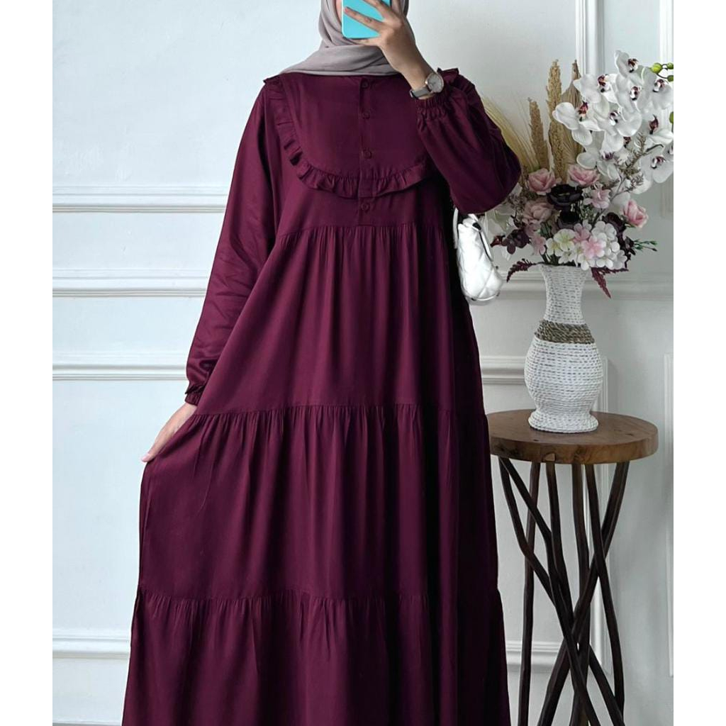 GAMIS RAYON TWILL ANNAYA DRESS GAMIS JUMBO