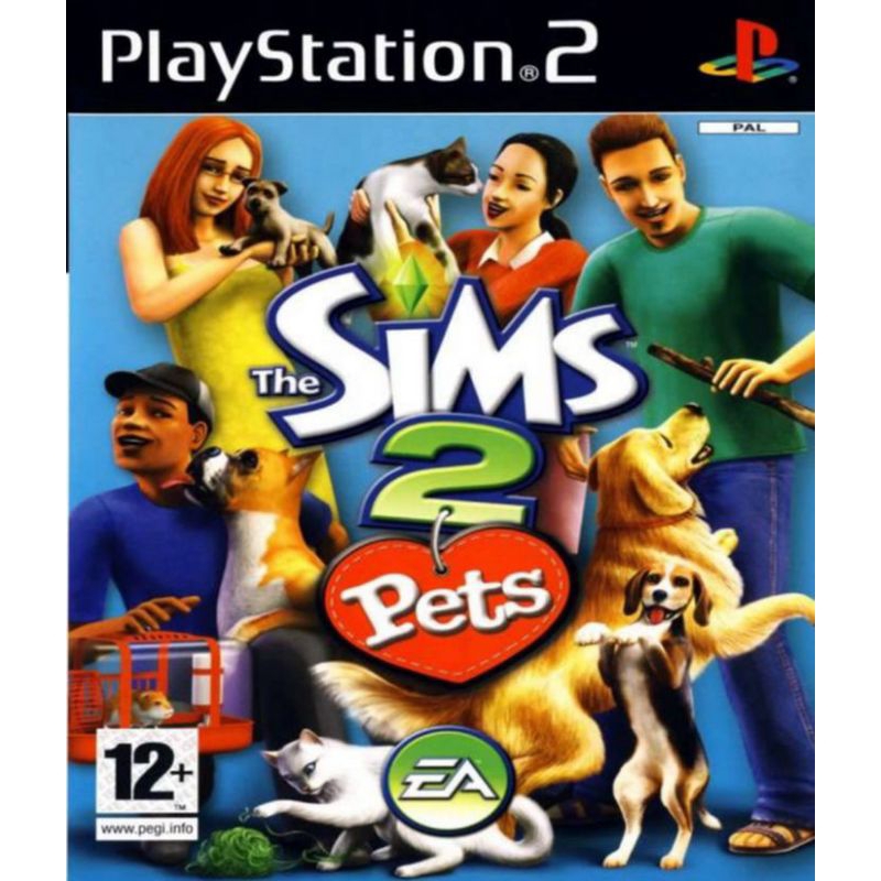 Kaset PS 2 THE SIMS 2 pets