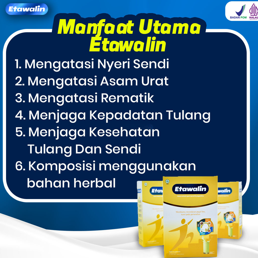 Paket 3 Box Susu Etawalin Free Hampers Ramadhan Sales - Atasi Masalah Tulang dan Sendi Nyeri Punggung Saraf Kejepit Rematik Asam Urat Pegal Linu Pengapuran Tulang Kesleo Bahan Herbal Halal BPOM