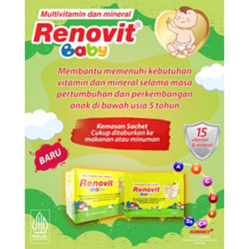 Renovit Baby Sachet Suplemen Multivitamin Daya Tahan Tubuh