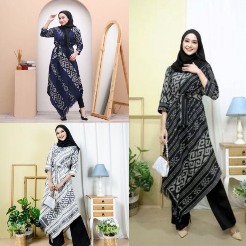 Gamis Lancip Tenun Original - Naira Batik