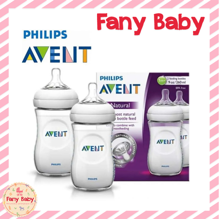 AVENT BOTTLE TWIN NATURAL 260ML