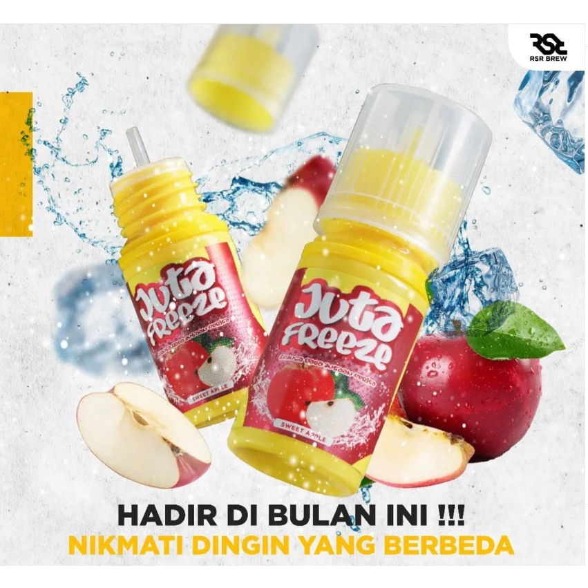 Liquid Juta Freeze Sweet Apple Salt Nic 30ML by RSR Brew x Vape Boss