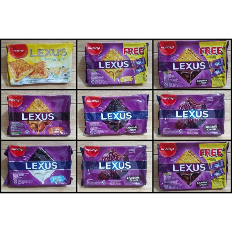 ✔MURAH Biskuit All Varian 190gr / Lexus Krekers / Munchys Lexus