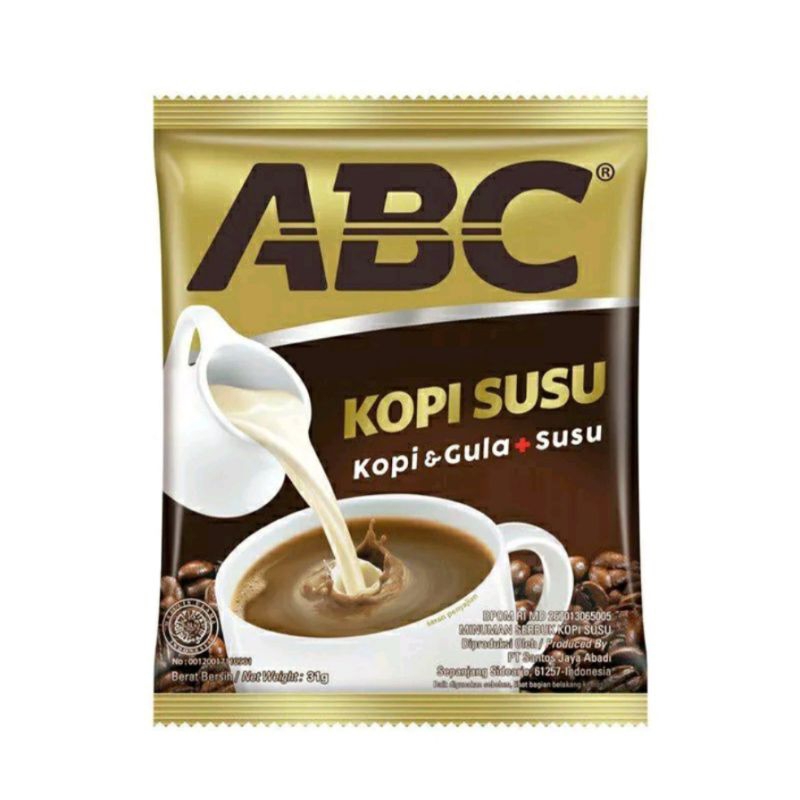 

ABC Kopi Susu Renceng 10 Sachet