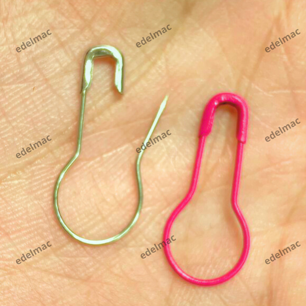 Peniti Labu Bohlam Calabash Pin Tembaga Metal Tag Baju Pakaian Jilbab Clothing Tags Merk Product