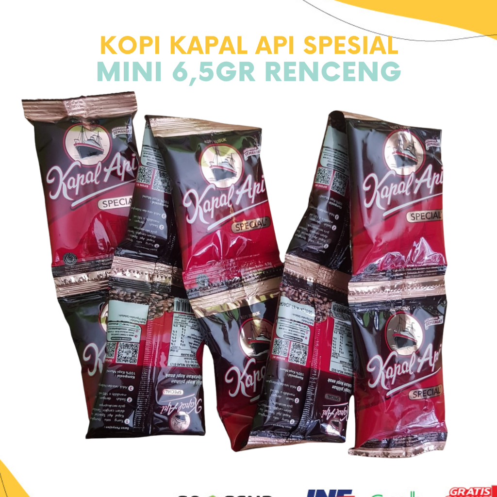 

Kopi Kapal Api Mini 10x6,5gr Renceng