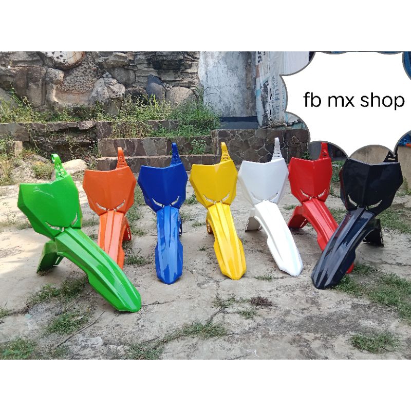 SPAKBOR DEPAN RMZ 450 DAN PAPAN PLAT NOMOR RMZ SPAKBOR DEPAN TRAIL RMZ SPAKBOR DEPAN SUPERMOTO RMZ 4