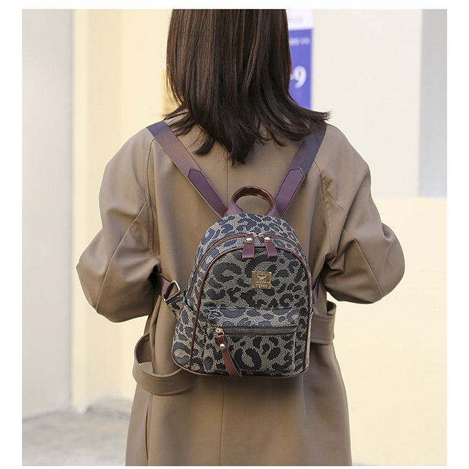 Funatic Tas Ransel Leopard wanita Import Tas Gendong Fashion Korea Fa1125