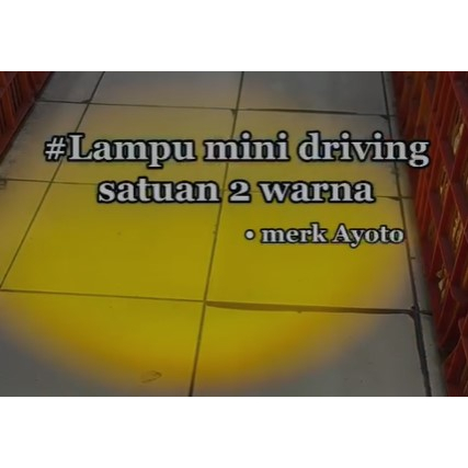 lampu mini driving d2 ayoto 18watt AC DC HI-LOW universal semua motor 1pcs