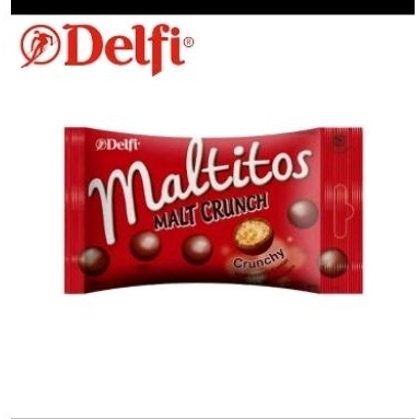 Coklat delfi MALTITOS malt crunch 30g