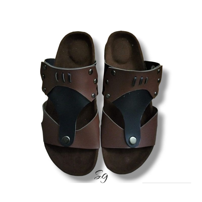 sandal slop puyuh kekinian model birken ban dua//Sandal New Arrival SG