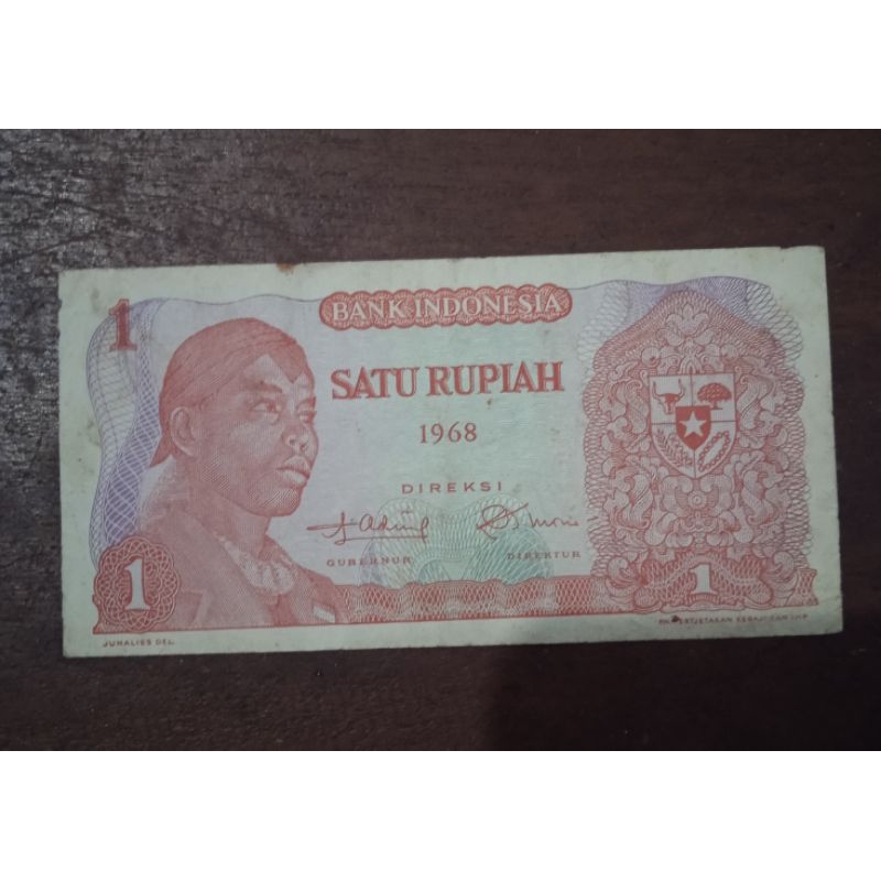 uang 1 rupiah sudirman