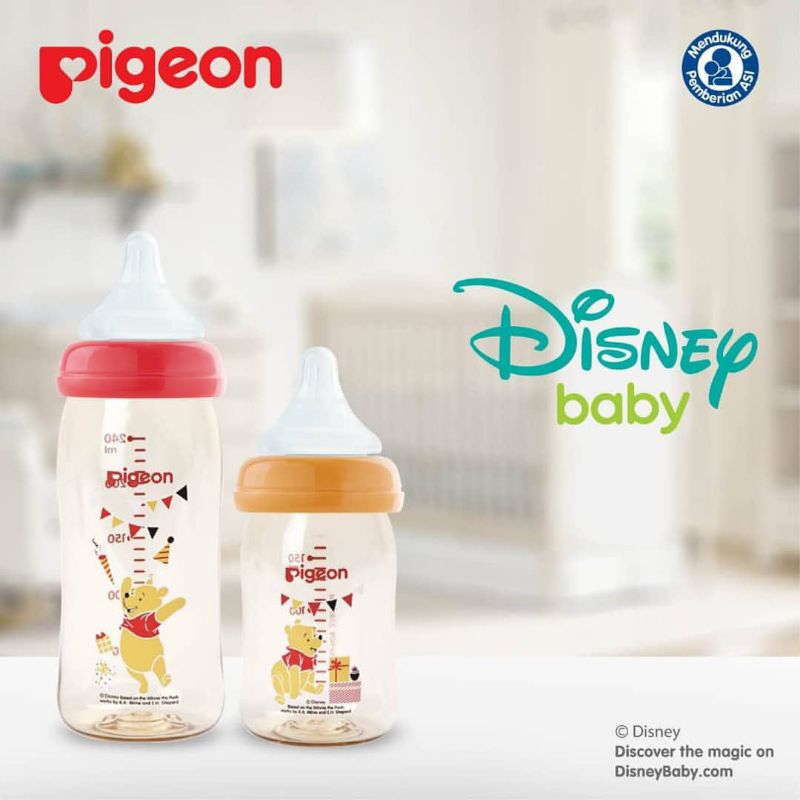 PIGEON BOTOL SUSU PPSU DISNEY MICKEY DAN WINNIE THE POOH