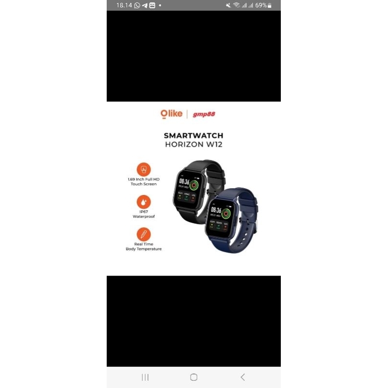 Olike Smartwatch Horizon W12