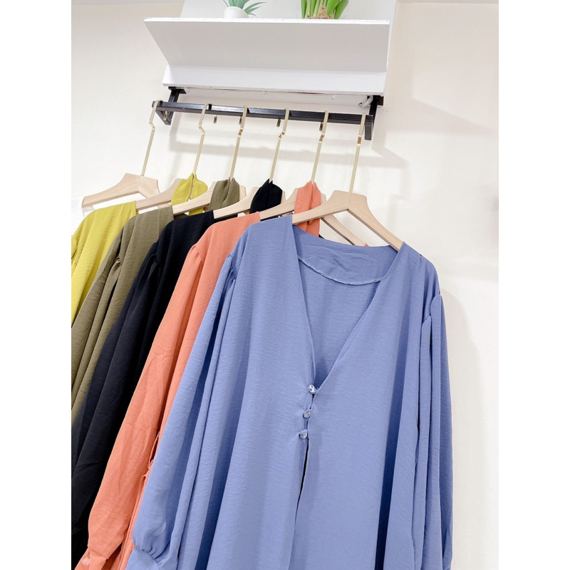 DARA DRESS SLIT CRINCLE