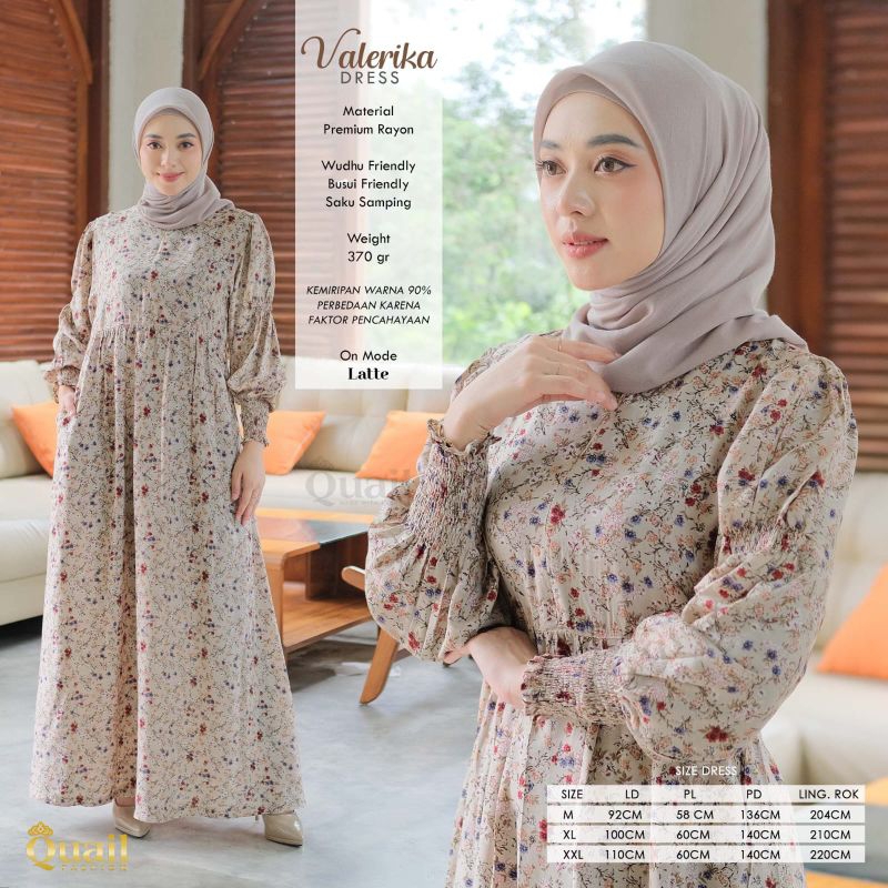 Valerika Gamis QuaiL Hijab