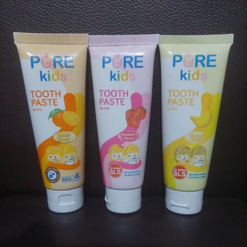 kids PURE KIDS Toothpaste Banana/strawberry 50ml