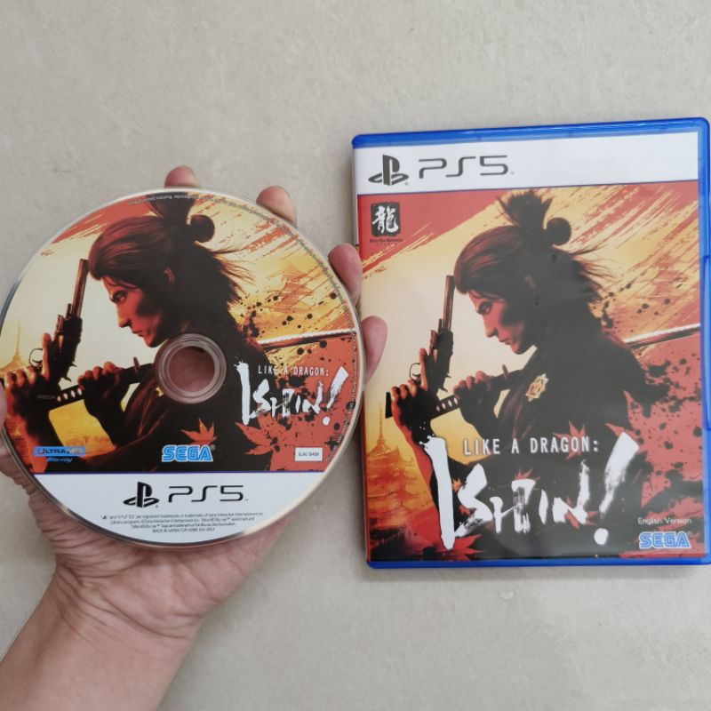 PS5 Ishin Like a Dragon BD Kaset Preloved