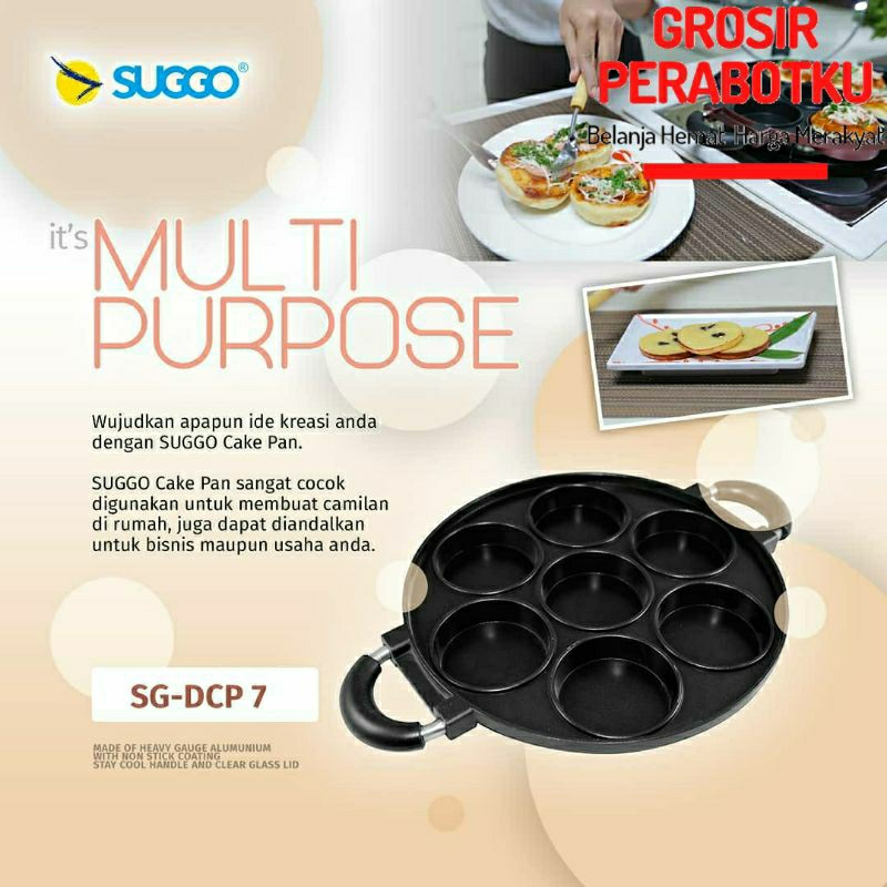 Suggo Cake Pan Cetakan Kue Teflon Snack Maker Teflon Anti Lengket Tebal