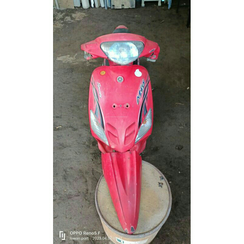 full body set mio sporty old original copotan warna merah