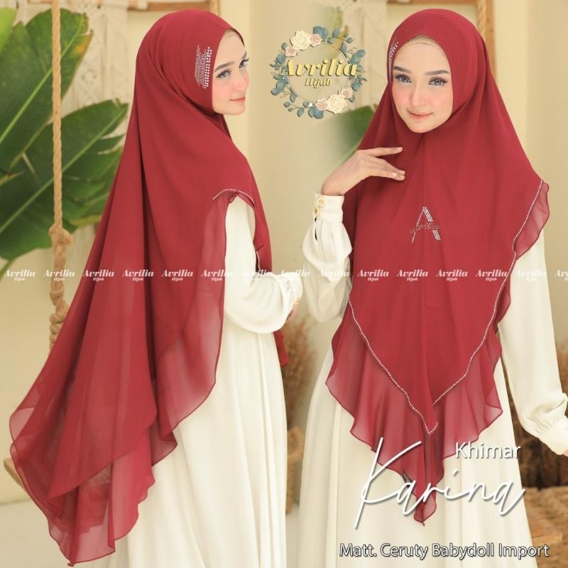Khimar Karina ori Avrilia hijab