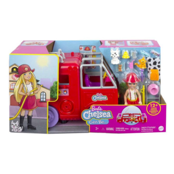 

Jual Mobil Boneka Anak Barbie Chelsea Fire Truck Playset Doll Pemadam Limited