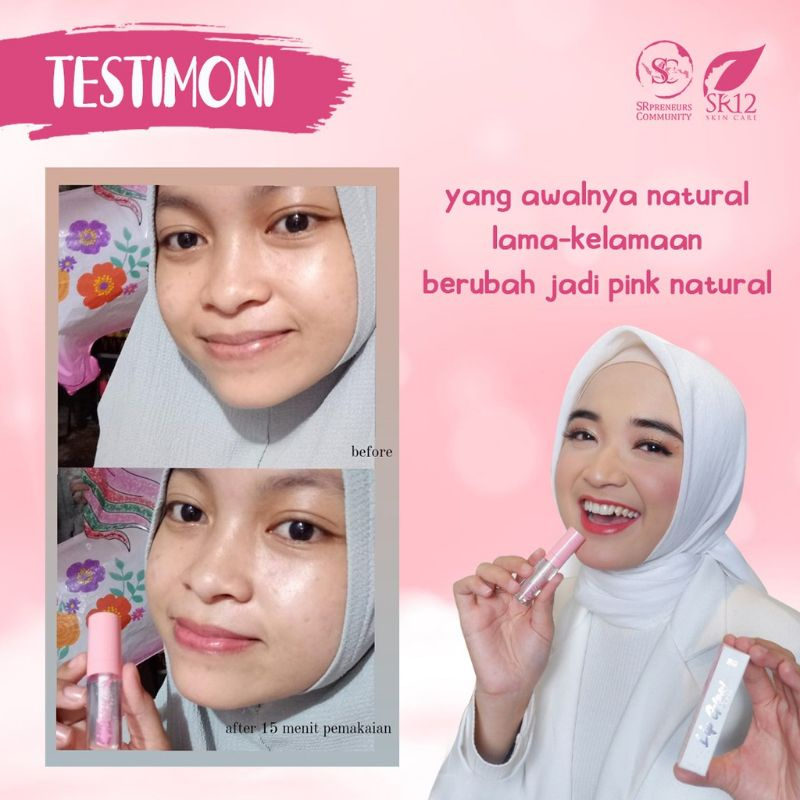 QEILA - LIP GLOW MAGIC BY SR12 | PELEMBAB BIBIR CERAH MERONA