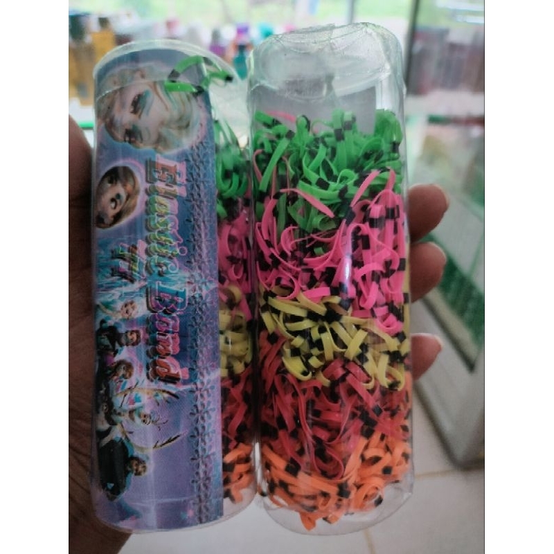 COD - Karet Ikat Rambut Karet Jepang Tabung Polos Gelang