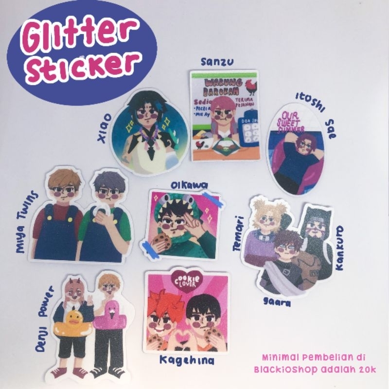 

Glitter Sticker by blackioshop