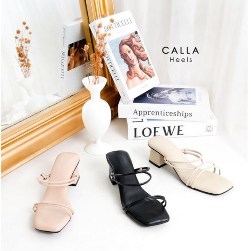 Damelia Melstore jkt official shop Sandal heels wanita calla DAMELIA MELSTORE JKT OFFICIAL SHOP