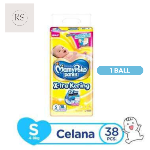 PAMPERS MAMYPOKO POPOK BAYI S38 Baby Newborn Termurah