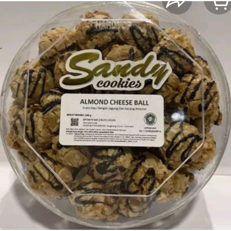 

SANDY COOKIES PREMIUM ALMOND CHESE BALL