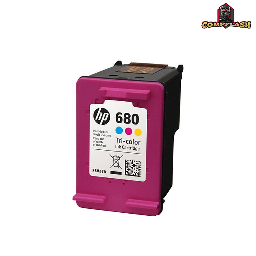 TINTA PRINTER HP 680 WARNA HITAM CATRIDGE ORIGINAL 100%